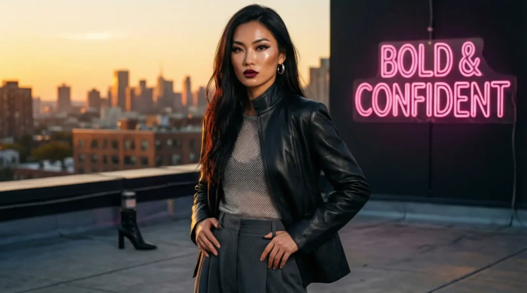 Bold and Confident It Girl Captions