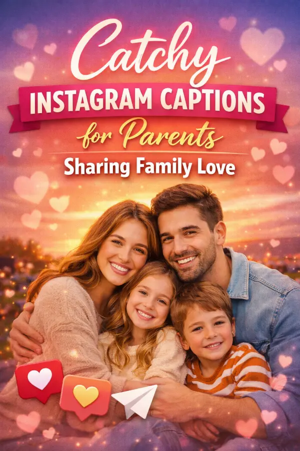 Catchy Instagram Captions for Parents Sharing Family Love