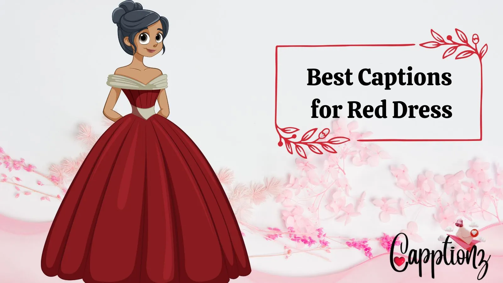 Best Captions for Red Dress