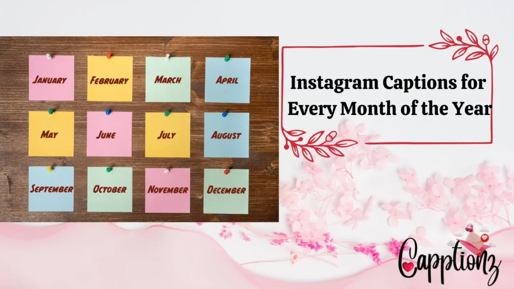 Instagram Captions for Every Month of the Year