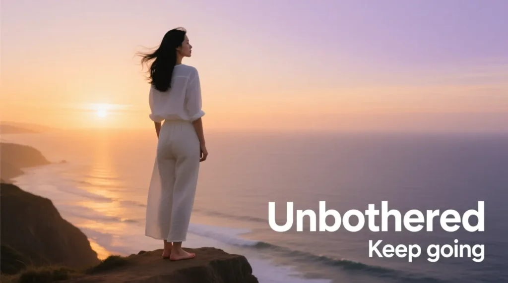 Motivational Unbothered Captions