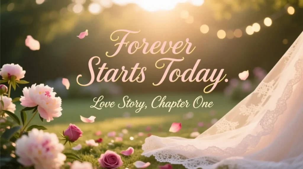 Wedding Vibes Captions for Couples