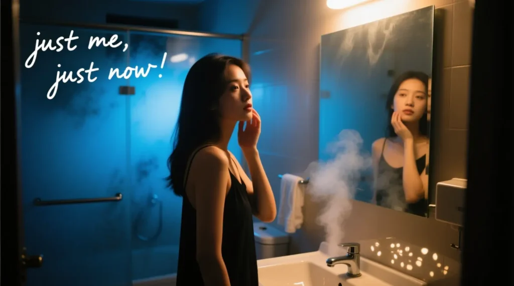 Late-Night Bathroom Selfie Captions