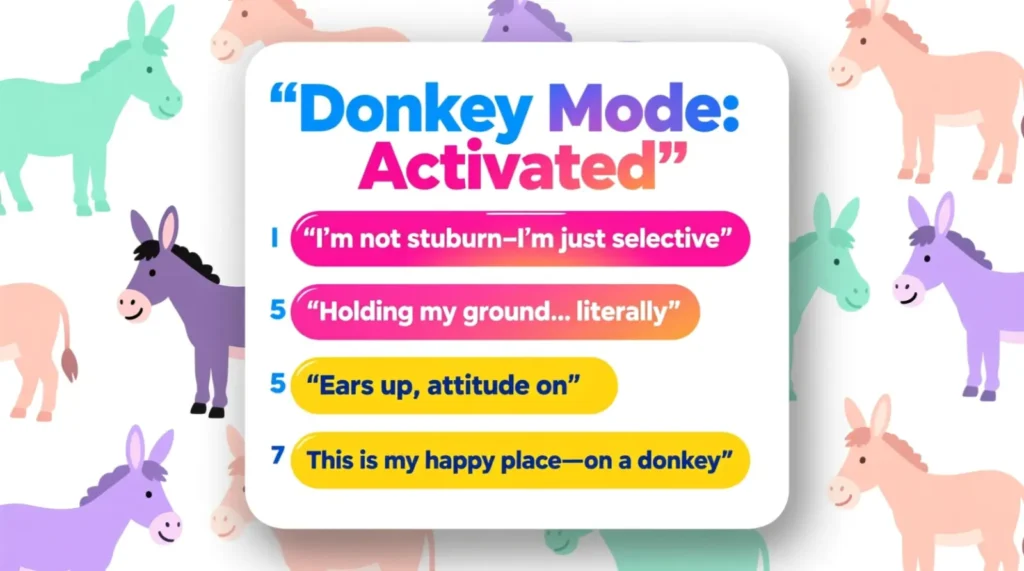 Top Donkey Captions for Instagram