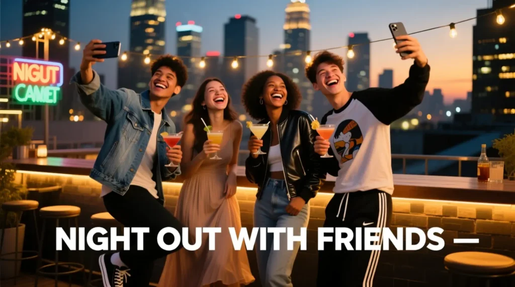 Captions for Night Out With Friends