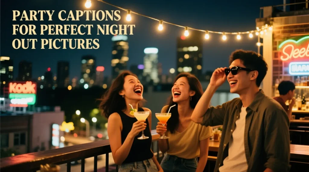 Party Captions for Perfect Night Out Pictures