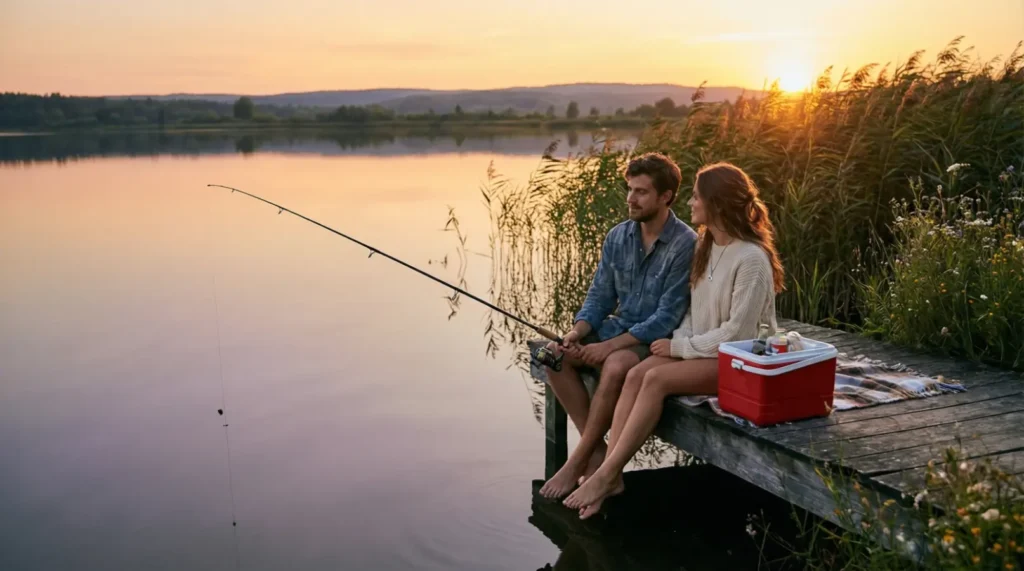 Romantic Fishing Captions