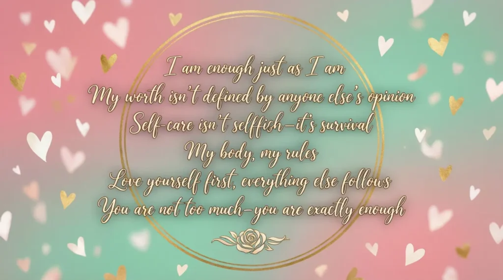 Self-love Instagram Captions for Girls