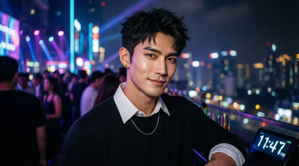 Handsome Boy Instagram Captions for Nightlife