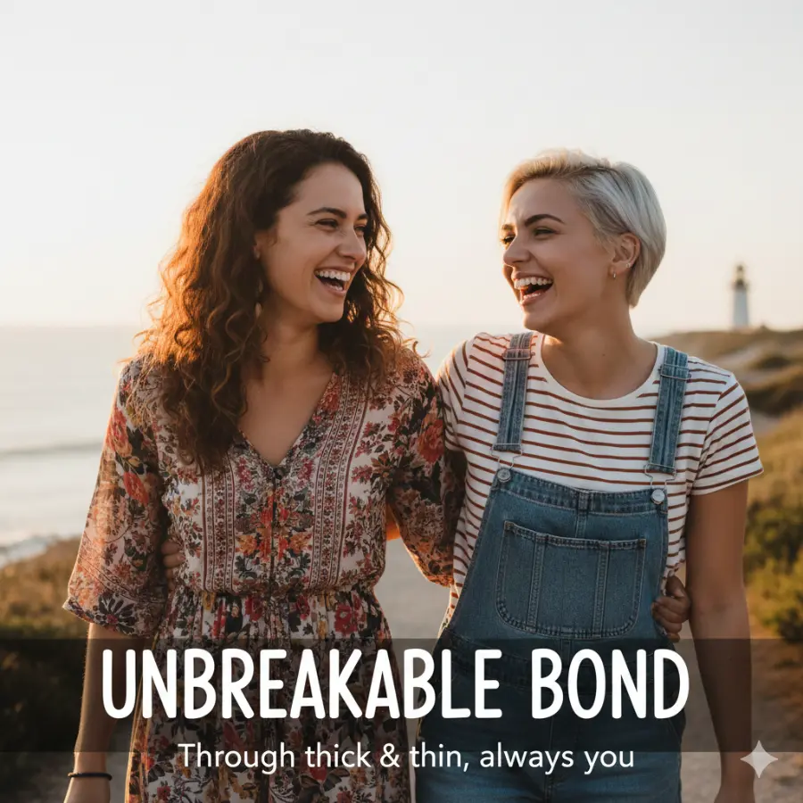 Unbreakable Bond Captions for Best Friends