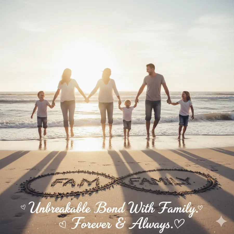 Unbreakable Bond With Family Instagram Captions