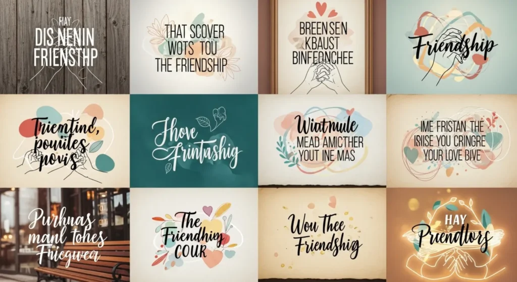 Friendship Bond Quotes Style Captions