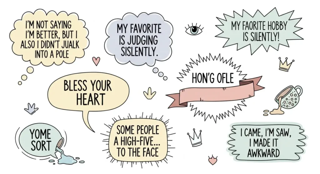 Cheeky Petty Captions