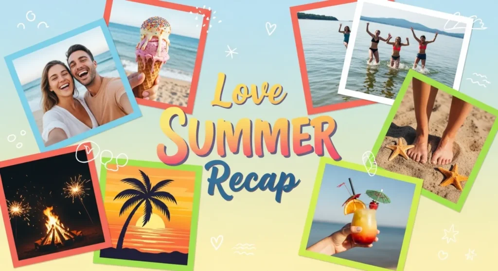 Love Summer Recap Captions