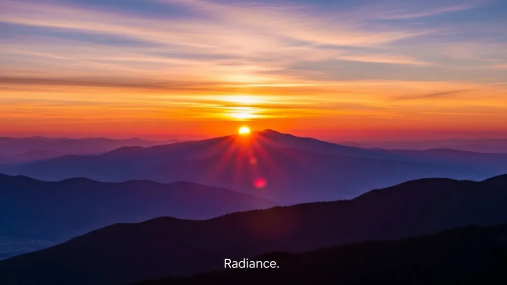 One-word Sunrise Instagram Captions