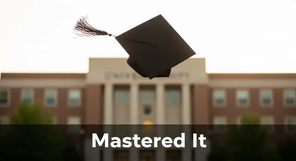 Short Masters Degree Captions