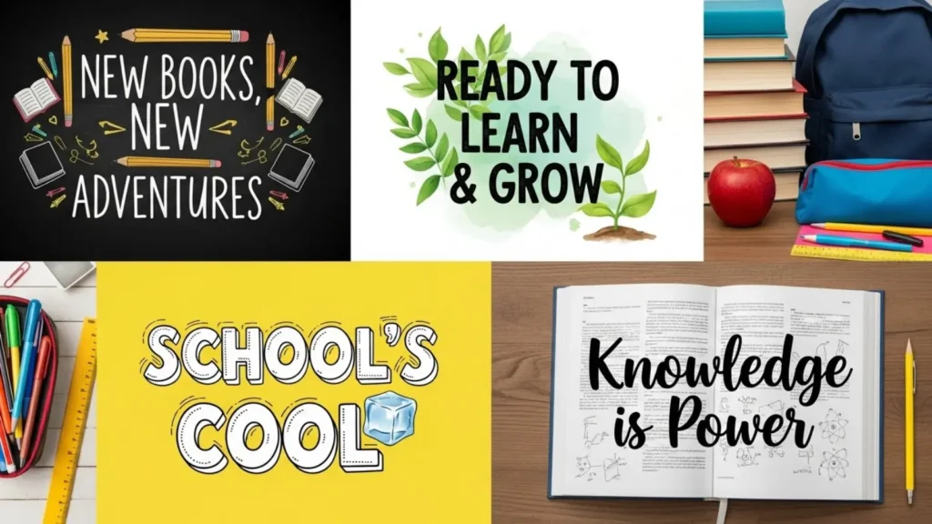 Back to School Captions Perfect for Your First Day