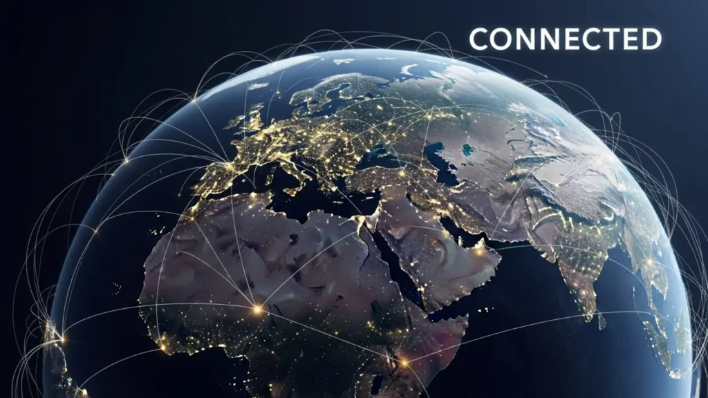 Night Sky Captions with Moon