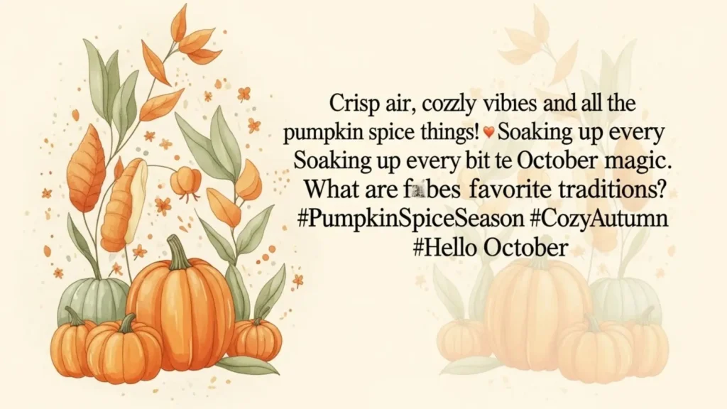 October Instagram Captions