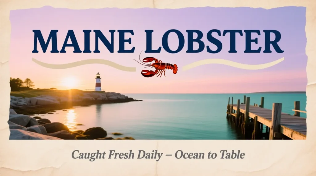 Maine Lobster Captions