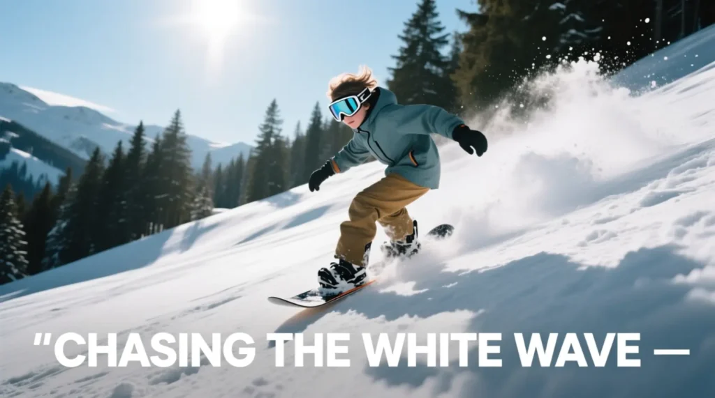 Short Snowboarding Holiday Captions