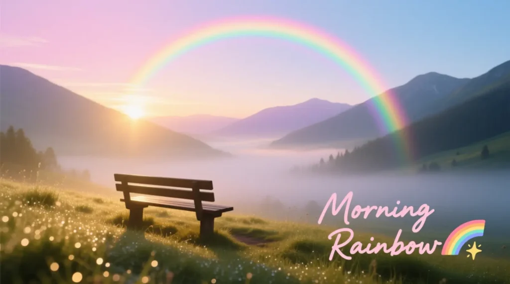 Morning Rainbow Instagram Captions