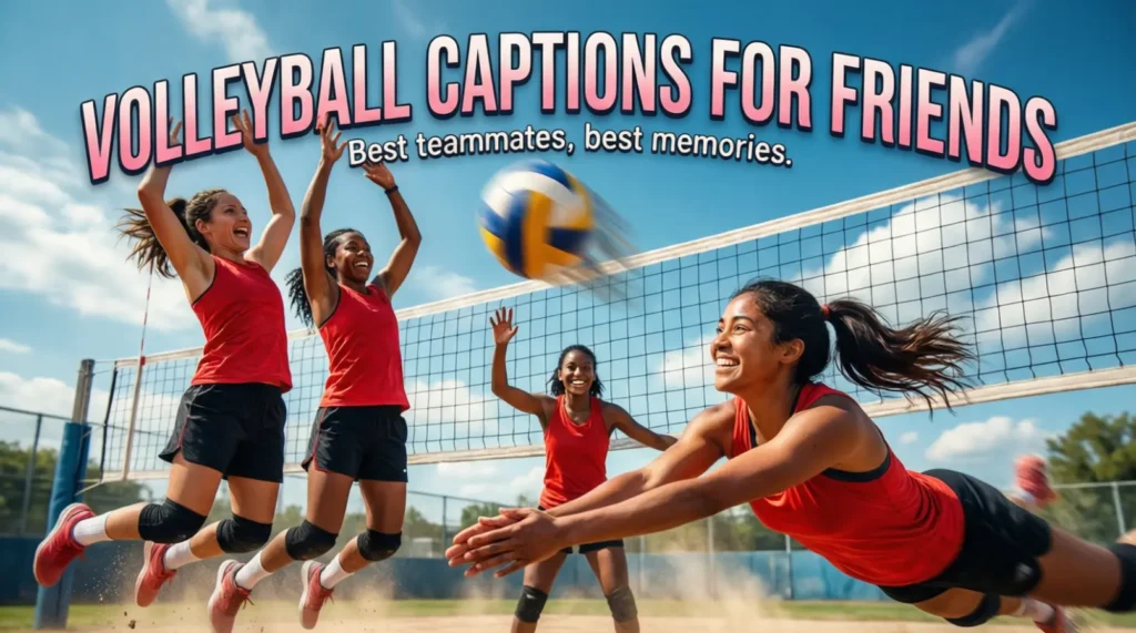 Volleyball Captions for Friends