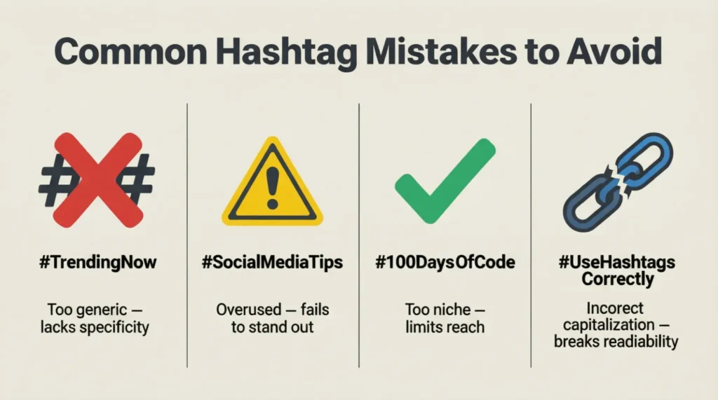 Common Hashtag Mistakes to Avoid
