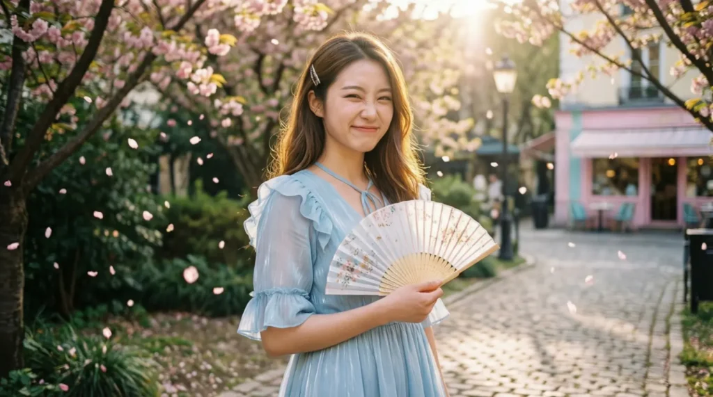 Cute Blue Dress Captions