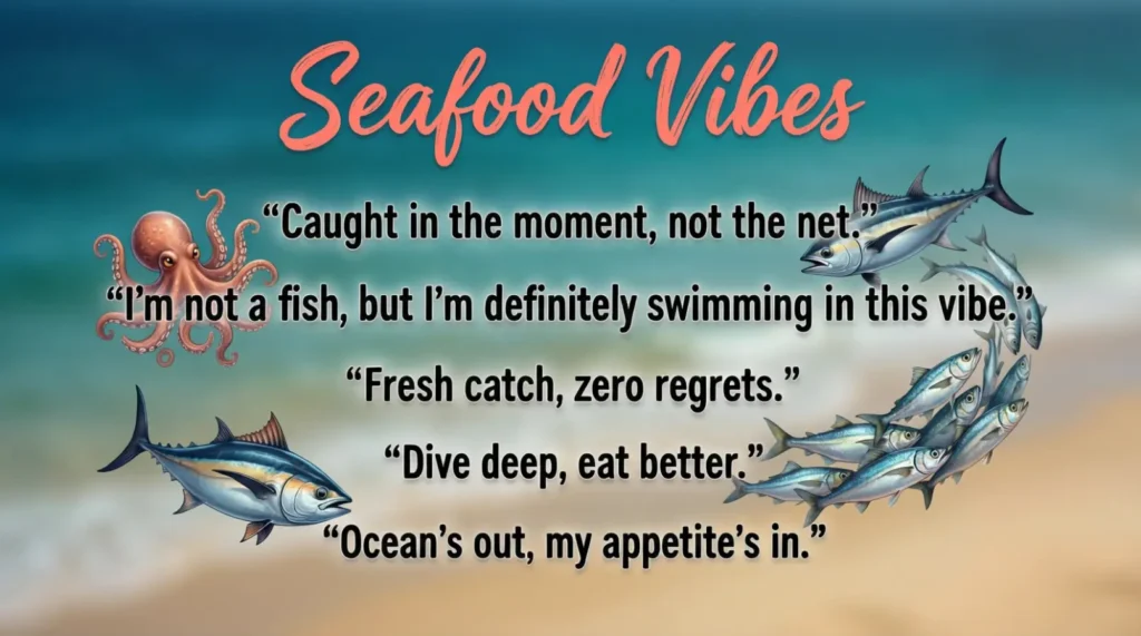 Engaging Seafood Captions for Instagram