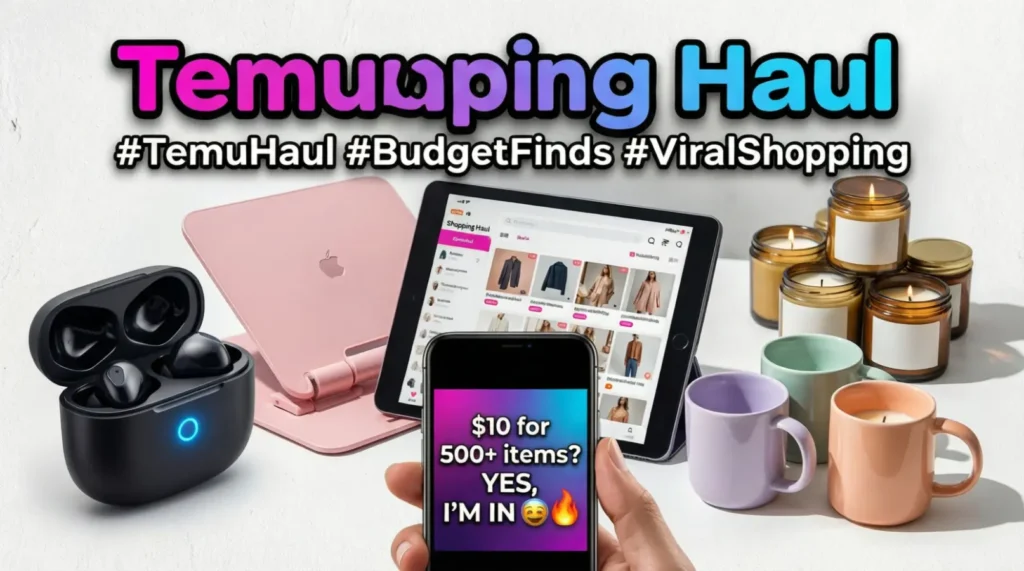 Inspiring Temu Shopping Haul Captions for Lifestyle Posts