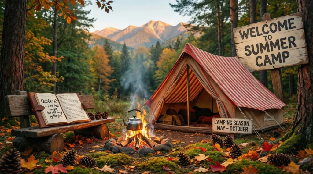 Seasonal Camping Captions