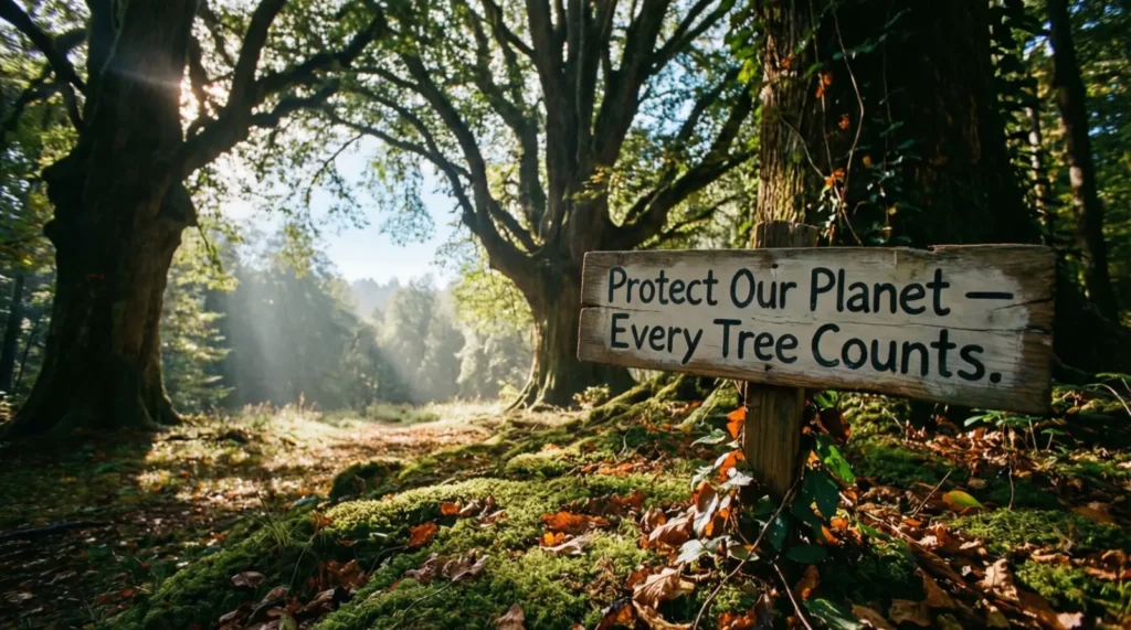 Environmental Tree Captions for Instagram