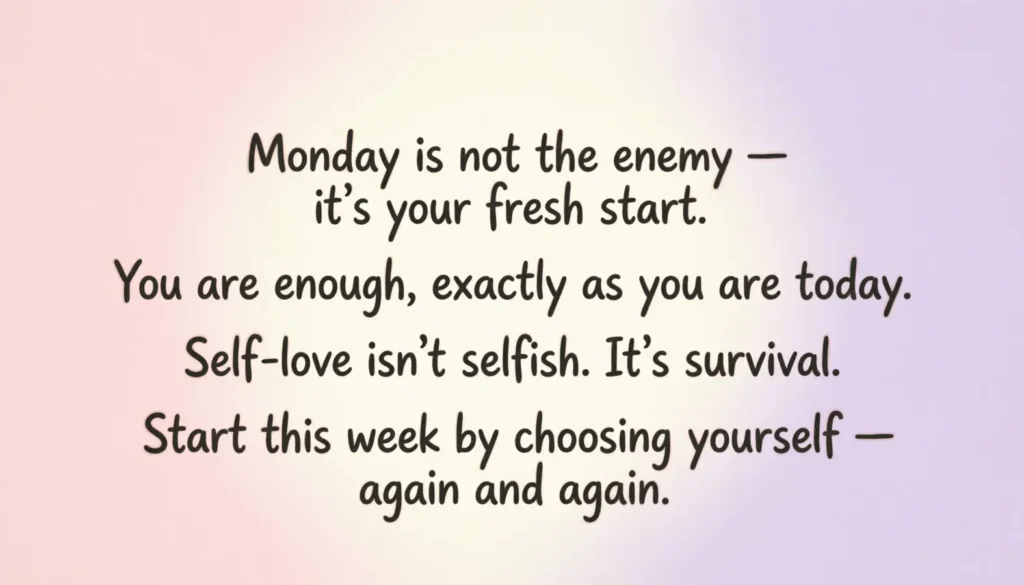 Self Love Monday Instagram Captions