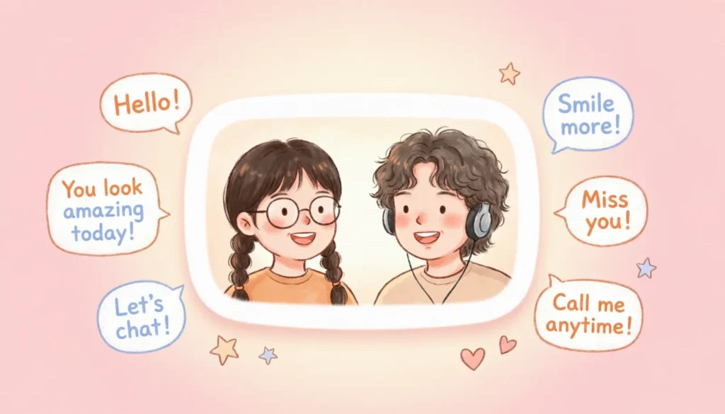 Cute Video Call Captions
