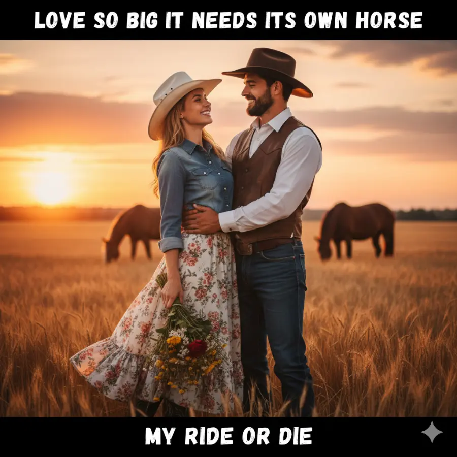 Catchy Cowgirl Instagram Captions