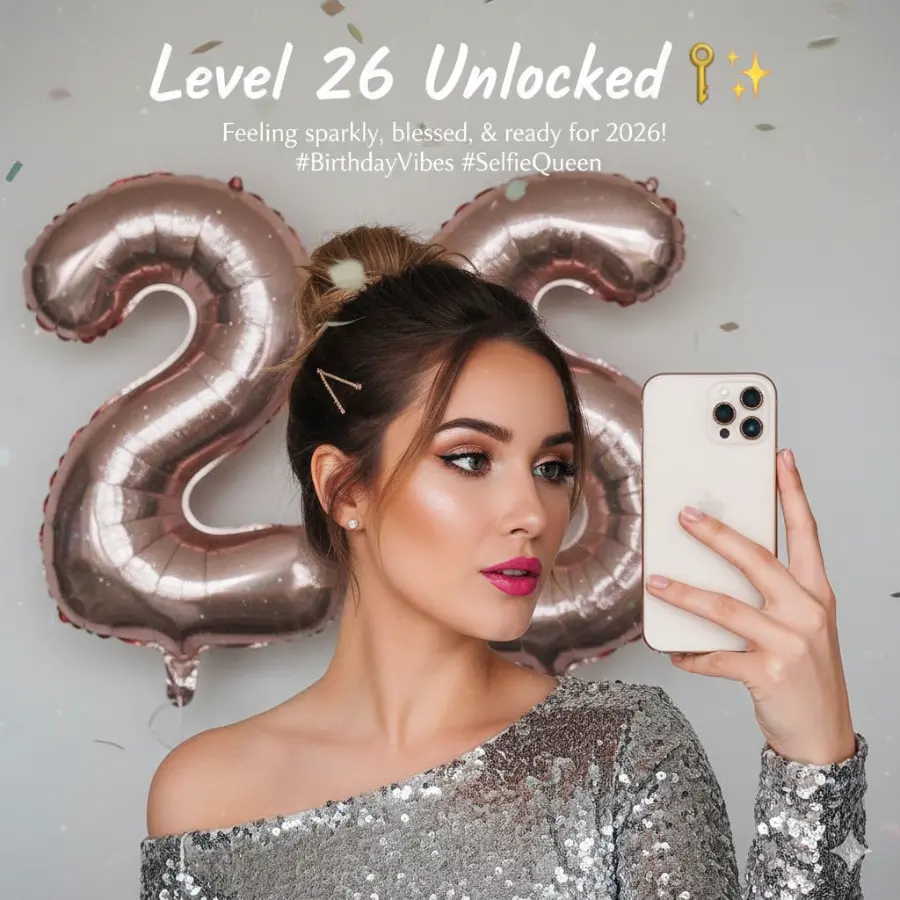 Trendy Birthday Selfie Captions for 2026