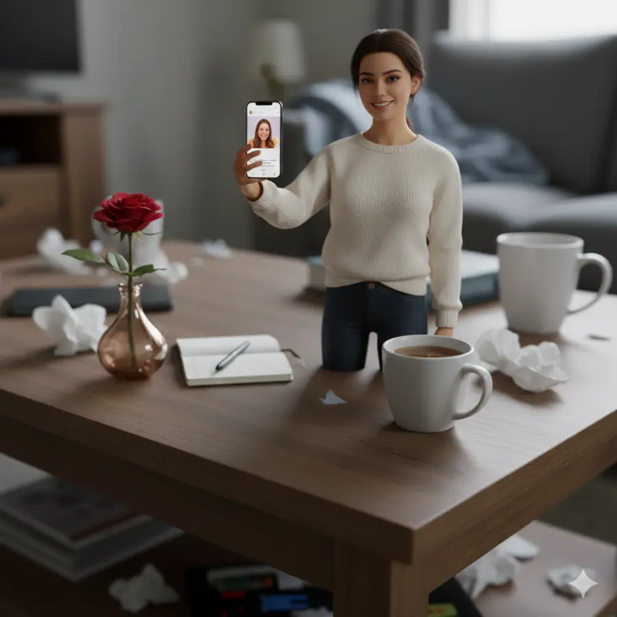 Strong and Independent: Captions for Self-Love After Cheating