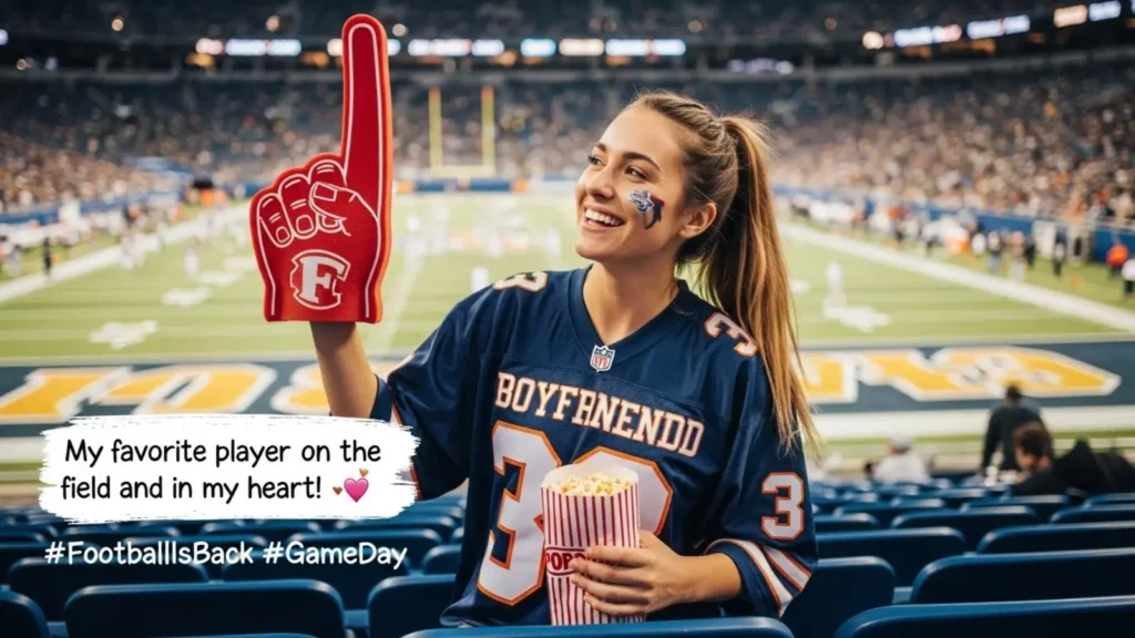 Football Girlfriend Captions for Instagram