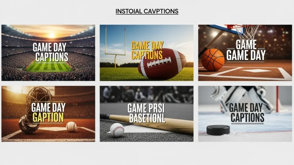 Game Day Captions for Instagram