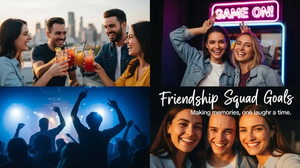 Friendship Squad Captions for Reels