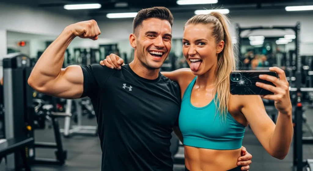 Gym Partner Captions