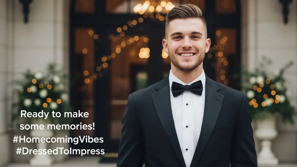 Homecoming Instagram Captions for Guys