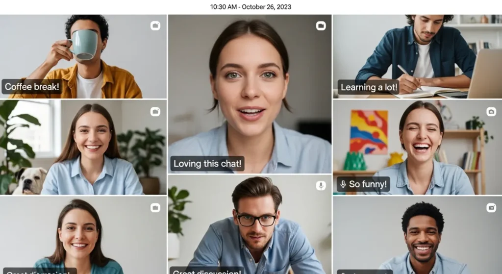 Group Video Call Captions